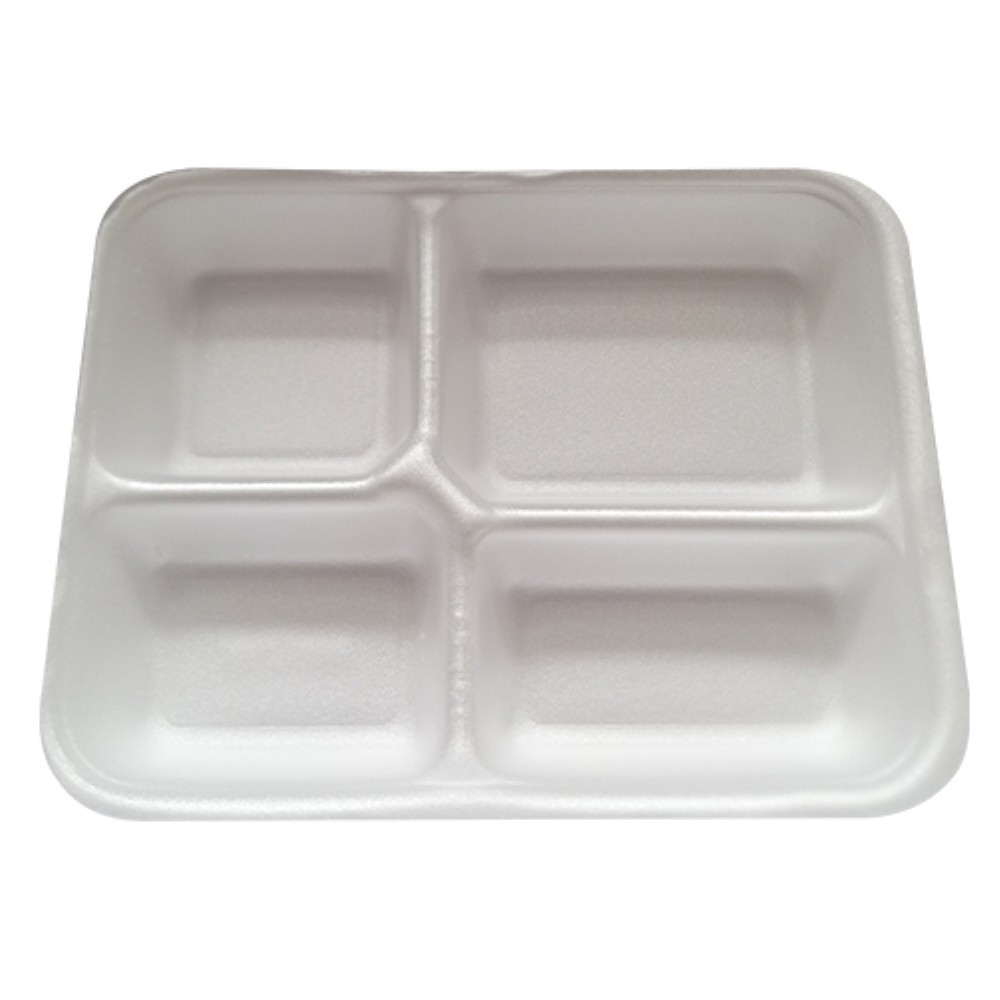 EMBALAGEM ISOPOR PT110-4D SEM TAMPA 265X204MM COM 100 UNIDADES