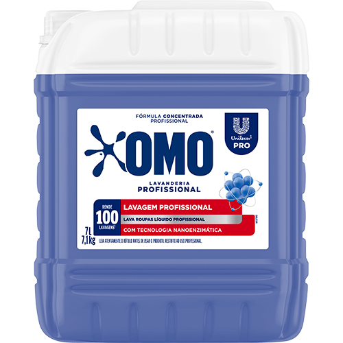LAVA ROUPA LIQUIDO OMO LAVANDERIA PRO 7L