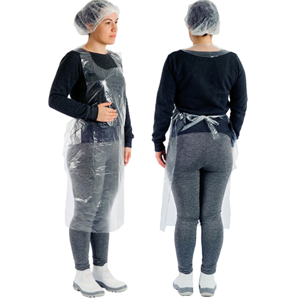 AVENTAL DE PLASTICO COM 100 UNIDADES PREVEMAX