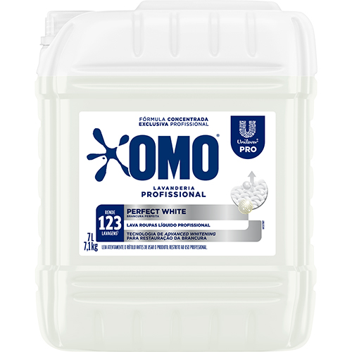 LAVA ROUPAS LIQUIDO OMO CONCENTRADO PERFECT WHITE 7L