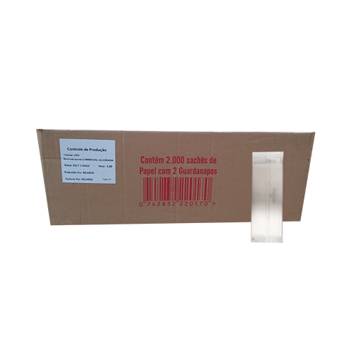 GUARDANAPO SACHE 40X12,5COM 2X2000 BOM APETITE