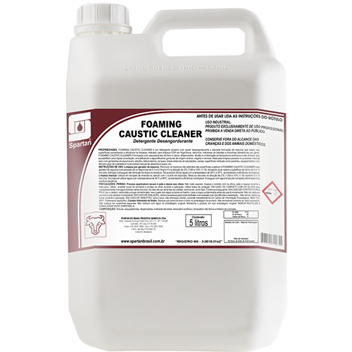 DETERGENTE DESENGORDURANTE FOAMING CAUSTIC 5L SPARTAN