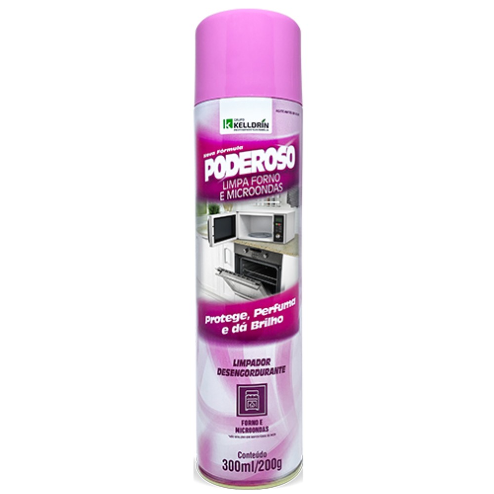 LIMPA FORNO E MICROONDAS 300ML KELLDRIN