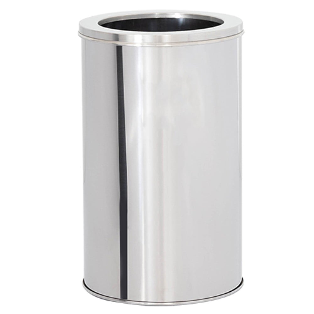 LIXEIRA INOX COM ARO 40L BINNOX 