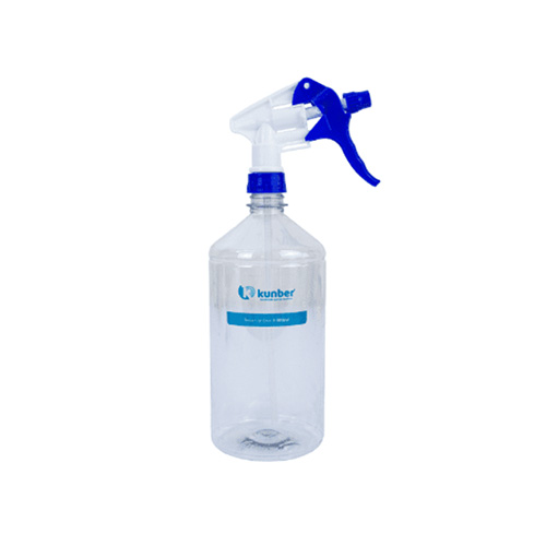 PULVERIZADOR BRANCO E GATILHO AZUL SPRAY PROFISSIONAL PET KUNBER 1000ML 
