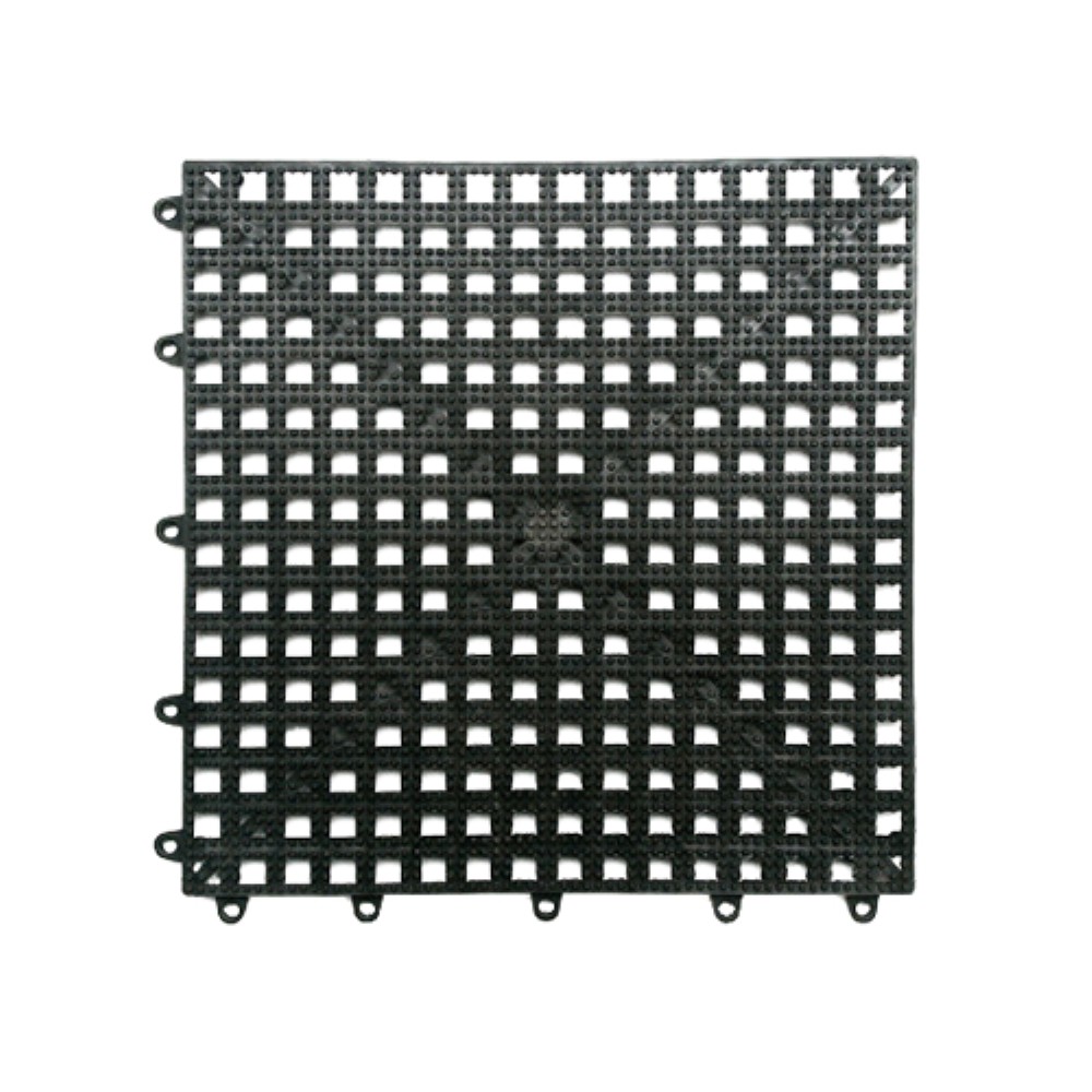 TAPETE ACQUAKAP PRETO 30X30 COM 6 UNIDADES KAPAZI