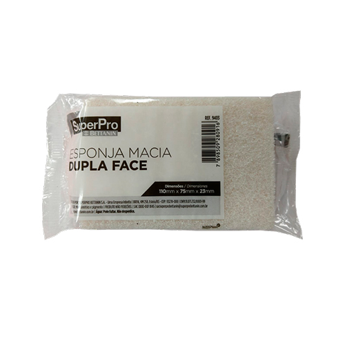 ESPONJA DUPLA FACE UNITARIA  BRANCA SUAVE