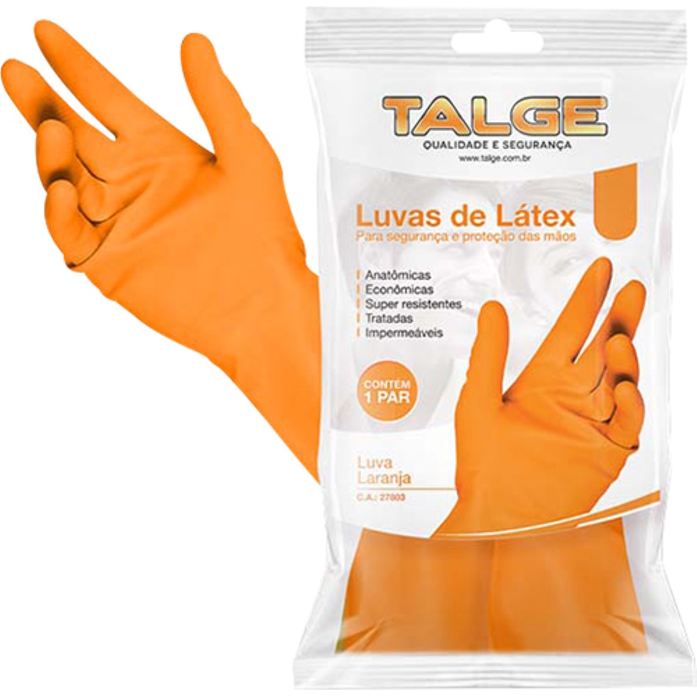 LUVA LARANJA MULTIUSO TAMANHO G TALGE