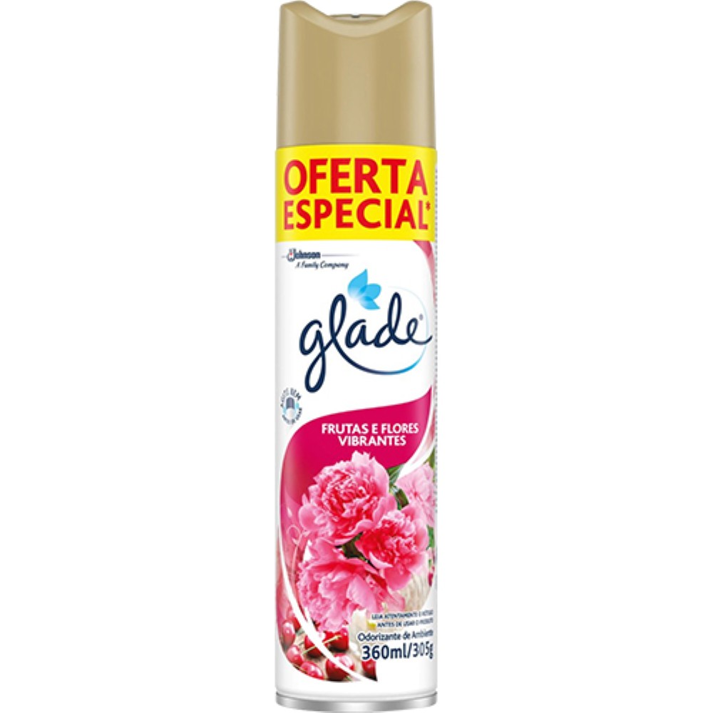 PURIFICADOR GLADE FRUTAS E FLORES VIBRANTES 360ML