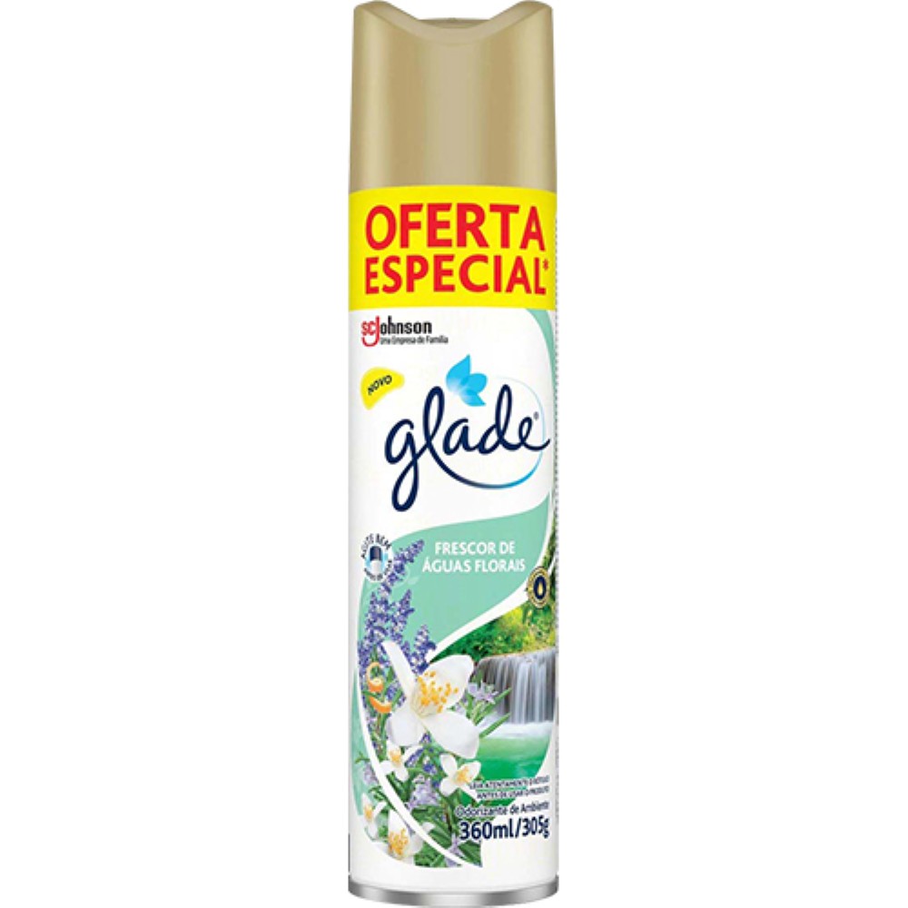 PURIFICADOR GLADE FRESCOR DE AGUAS FLORAIS 360ML
