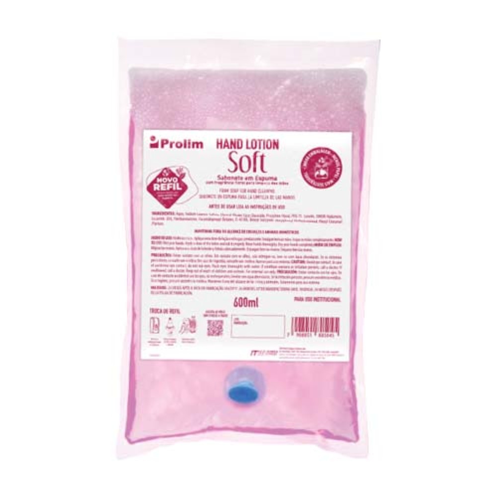 SABONETE ESPUMA HAND LOTION SOFT 600ML PROLIM