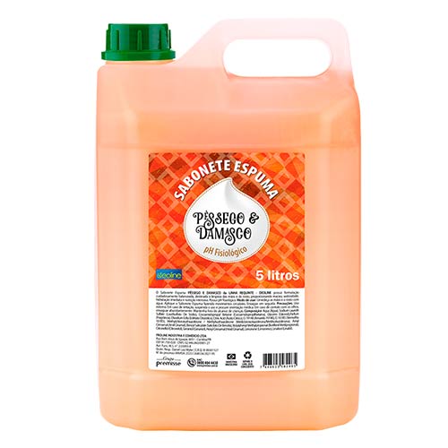 SABONETE PREMISSE 5LT ESPUMA PESSEGO DAMASCO