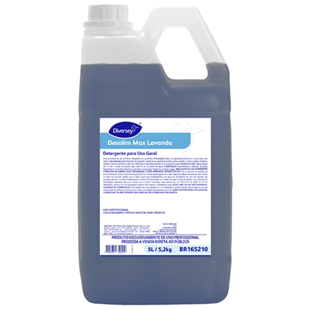 DETERGENTE DESOLIM MAX LAVANDA DIVERSEY 5L 1/99