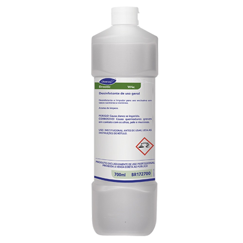 DESINCRUSTANTE DRASTIC LIMPADOR VASO SANITARIO E MICTORIO DIVERSEY 700ML   