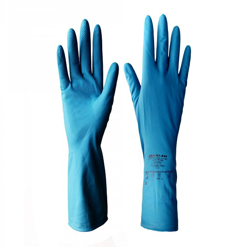 LUVA LATEX AZUL XG SILVERMAX LALAN