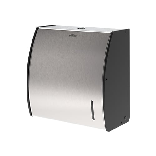 TOALHEIRO PARA PAPEL INTERFOLHADO INOX 2/3 DOBRAS DECOR BRINOX