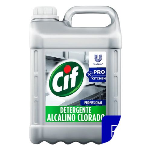 DETERGENTE ALCALINO GEL CLORADO CIF 5L