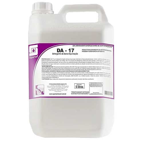 DETERGENTE BAIXA ESPMUMA DA-17 5L SPARTAN