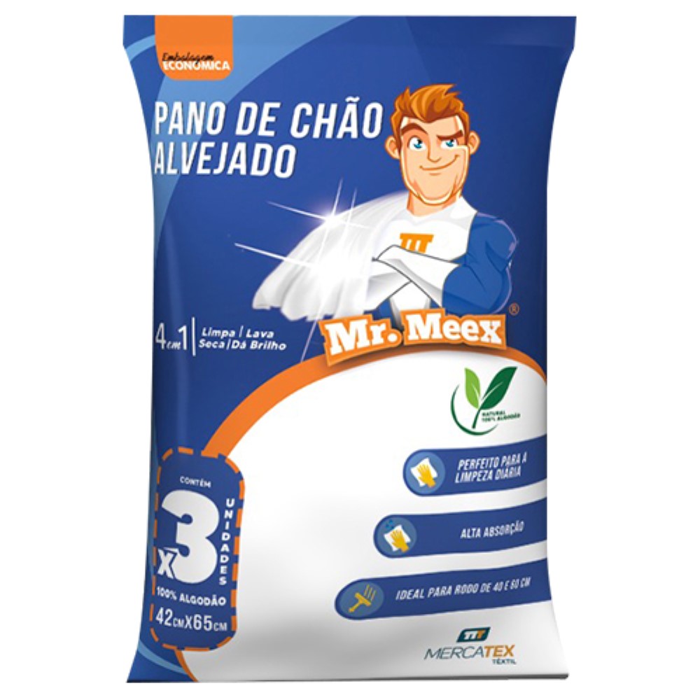 SACO ALVEJADO 42X65CM COM 3UN MR MEEX