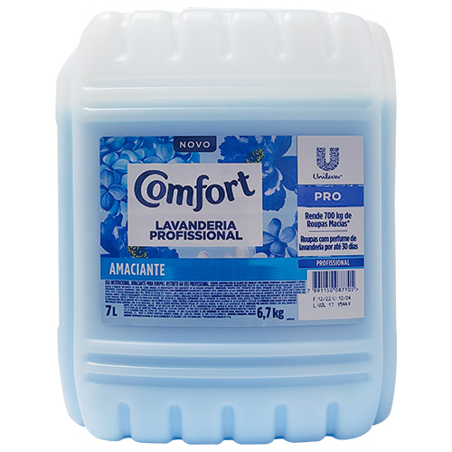 AMACIANTE DE ROUPAS COMFORT LAVANDERIA 7L