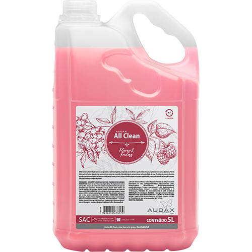 SABONETE AUDAX ALLCLEAN 5LT FLORES E FRUTAS