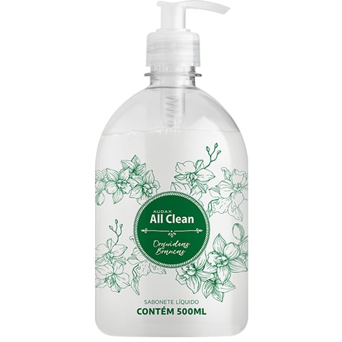 SABONETE AUDAX ALLCLEAN 500ML ORQUIDEAS BRANCAS