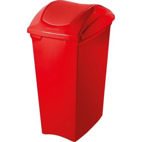 LIXEIRA TAMPA BASCULANTE VERMELHO PLASTICO 70LT BETTANIN 