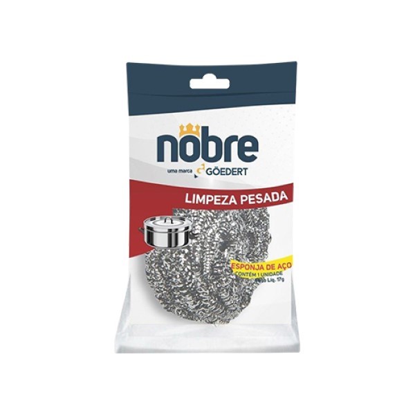 ESPONJA DE ACO INOX UNITARIA MAX NOBRE