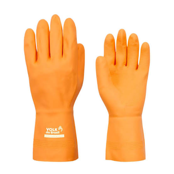 LUVA ORANGE LATEX SMART TAMANHO M VOLK