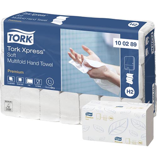 TOALHA PAPEL 3 DOBRAS FOLHA DUPLA 3150 FOLHAS 21X24CM TORK PREMIUM