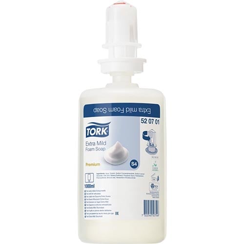 SABONETE TORK EXTRA SUAVE ESPUMA 1000ML REFIL