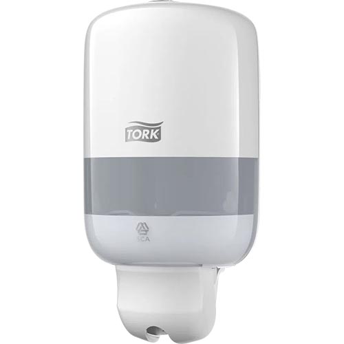 SABONETEIRA BRANCO MINI PARA REFIL LIQUIDA TORK 