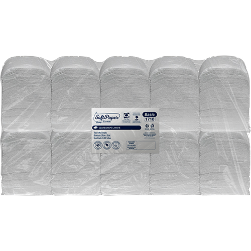 GUARDANAPO FOLHA SIMPLES BASIC 20X10COM 5000FLS SOFTPAPER 