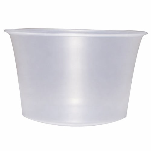 POTE DESCARTAVEL TRANSPARENTE LISO 200ML 20X50 UNIDADES MINAPLAST