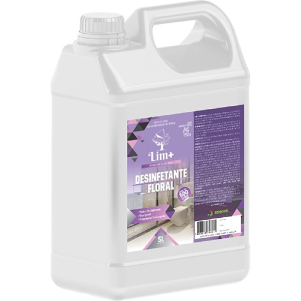 DESINFETANTE  FLORAL SEVENGEL 5L DILUICAO 1/100