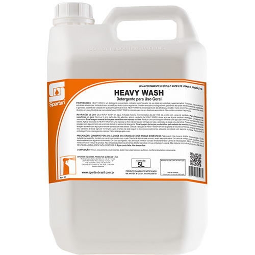 DETERGENTE USO GERAL HEAVY WASH 5L SPARTAN