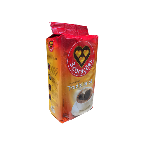 CAFE VACUO TRADICIONAL 3 CORACOES 500G