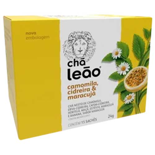 CHA DE CAMOMILA CIDREIRA MARACUJA 24G 1X15 UNIDADES