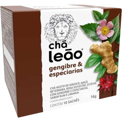CHA DE GENGIBRE ESPECIARIAS 16G 1X10 UNIDADES