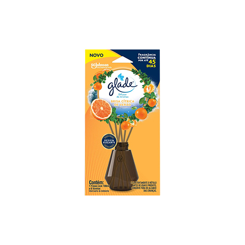 DIFUSOR DE AMBIENTE GLADE BRISA CITRICA DE VERAO 100ML 