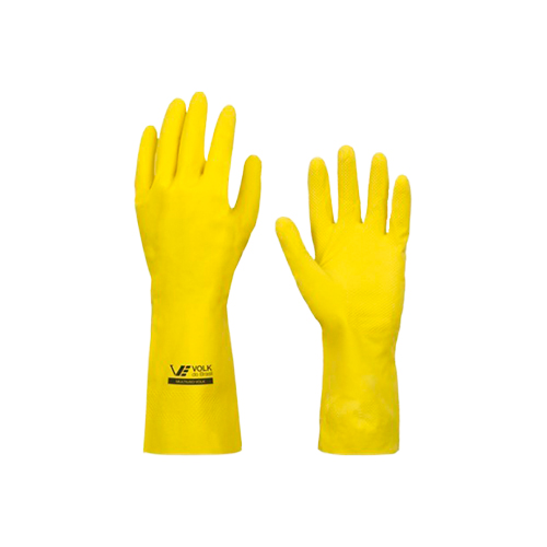 LUVA AMARELA MULTIUSO SLIM TAMANHO P VOLK