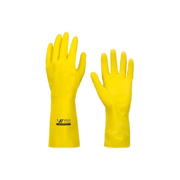 LUVA AMARELA MULTIUSO SLIM TAMANHO G VOLK