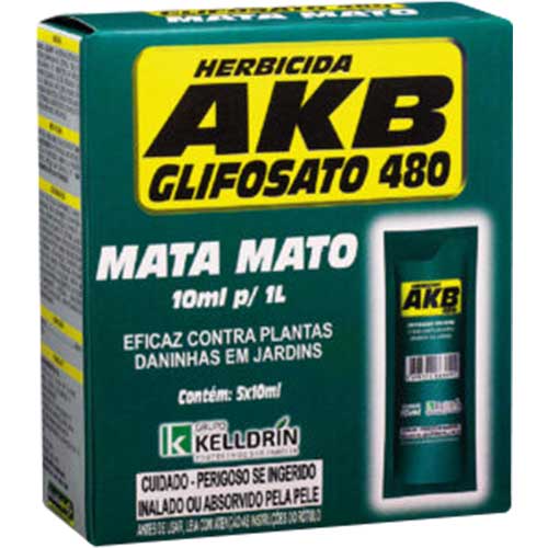 HERBICIDA AKB GLIFOSATO 5X10ML KELLDRIN