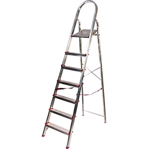 ESCADA ALUMINIO 7 DEGRAUS BOTAFOGO