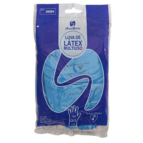 LUVA AZUL MULTUSO TAM. XG LALAN