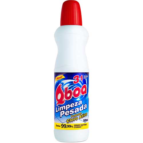 MULTI USO CLORO ATIVO LIMPEZA PESADA 500ML QBOA