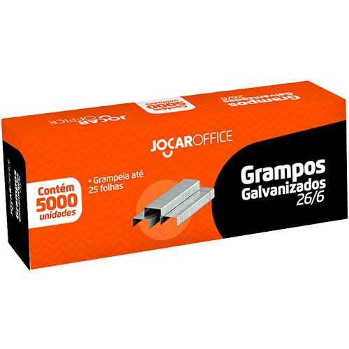 GRAMPO GALVANIZADO 26/6 5000X1 JOCAR