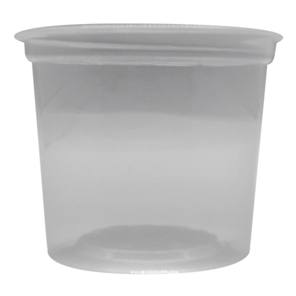 POTE DESCARTAVEL TRANSPARENTE 250ML PP 20X50