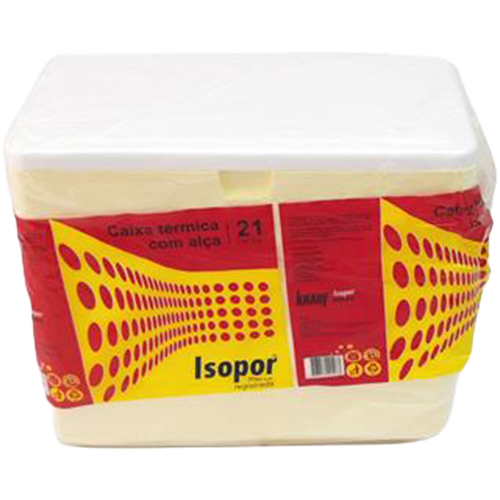 CAIXA ISOPOR COM ALCA STYROCORTE 21LT