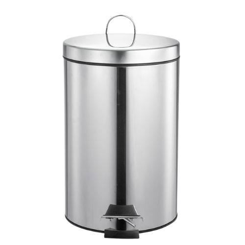 LIXEIRA COM PEDAL INOX 12LT MOOD NOBRE 